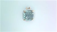 Pendant Sommer Woman in Rose Gold Prasiolite AME V. ZIRC M UU/ZC - AME V. ZIRC M UU/ZC